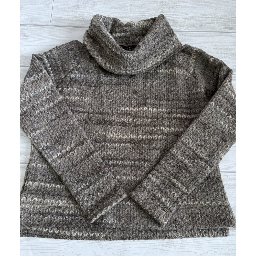 KUHL Rogue Cowl Neck Sweater Pullover Womens L Wool Blend